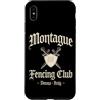 JB's Shakespeare Shop Custodia per iPhone XS Max Montague Fencing Club Verona Italia Spade e Scudo Invecchiato