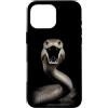 Majestic Black Mamba Face Wildlife Natur Custodia per iPhone 16 Pro Max Black Mamba Face Snake Rettile Wildlife Black Mamba
