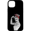 Anne Cha Art Custodia per iPhone 15 Plus Girl Power GRL PWR - Rivettatrice moderna Rosie the Rivettatrice Pin Up Retro Art