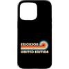 Retro Name Vault Custodia per iPhone 15 Pro Max ERICKSON Retro 70s 80s Sunset Stripe