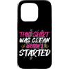 Mud Run Marathon Outfits Schlammlauf Des Custodia per iPhone 15 Pro Pulisci quando ho iniziato Muddy Race Schlammlauf Mud Run