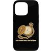 Christian Faith Watch Cross Custodia per iPhone 13 Pro Christian Cross Fede Passato Tempo Ben Speso
