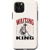 Keep Watch Christian Gothic Art Custodia per iPhone 11 Pro Aspettando il re scheletro cristiano Bibbia Art