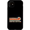 Retro Name Vault Custodia per iPhone 11 GONZAGA Retro 70s 80s Sunset Stripe