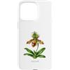The Botany Bureau Custodia per iPhone 15 Pro Max Illustrazione della pianta dell'orchidea pantofola della signora Paphiopedilum