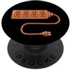 Geeky Chic Costumes Electrical Outlet Plug and Socket Couples Halloween Costume PopSockets PopGrip Adesivo