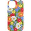 Charlotte Kay Designs Apparel & Accessor Custodia per iPhone 14 Fiori festivi multicolori con coccinelle