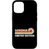 Retro Name Vault Custodia per iPhone 12/12 Pro GONZAGA Retro 70s 80s Sunset Stripe