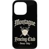 JB's Shakespeare Shop Custodia per iPhone 13 Pro Montague Fencing Club Verona Italia Spade e Scudo Invecchiato