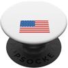 Nasa Felpa con cappuccio con logo della NASA con bandiera americana PopSockets PopGrip Adesivo