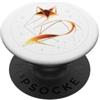 Space Nerd Astronomy Animal Designs Geometrica Volpe Costellazione Celeste Star Art PopSockets PopGrip Adesivo