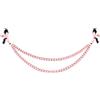 Kiotos Nipple Clamps Double Chains Rose Gold