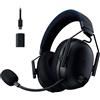 Razer Cuffie riduzione del rumore gaming wired + wireless con microfono Razer BlackShark V3 Pro For PS - Nero - refurbished
