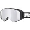 Uvex g.gl 3000 TOP, occhiali da sci unisex, polarizzato, con lente intercambiabile, black/silver-brown, one size