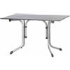 SIEGER 3160 - 50 da Tavolo Boulevard Tavolo Pieghevole con Piano vivodur 120 x 80 cm, Telaio Tubolare in Acciaio Grafite, Ardesia Antracite Ardesia