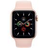 Apple Watch Series 5 (2019) | 40 mm | Acciaio inossidabile | GPS + Cellular | oro | Cinturino Sport rosa