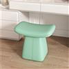 Generic Pouf in pelle, sedia da toeletta imbottita e panca per scarpe, per soggiorno, design moderno, seduta morbida e confortevole per casa, ufficio e appartamenti