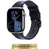 Apple Watch Herms Series 11 46mm GPS Cellular Silver Titanium Blue Nuit