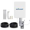 Antenna MIMO 4G 5G Esterna 8dBi Doppia Polarizzazione con Cavo 10m Kit
