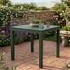 Dmora - Tavolo da esterno Vicenza, Tavolo quadrato da giardino, Tavolino fisso indoor e outdoor, 100% Made in Italy, 100% Made in Italy, 78x78h72 cm, Antracite