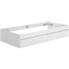 Dmora Letto Singolo Casarole, Sommier per Camera da Letto, Giroletto per Stanza, Struttura Porta Materasso, 96x195 h40 cm, Bianco