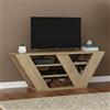 Dmora - Mobile porta TV Pegasus, Credenza da soggiorno, Armadio basso per TV, Base parete attrezzata, 110x30h40 cm, Quercia