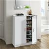 Dmora Mobile scarpiera Basso a Due Ante, 101 x 75 x 36 cm