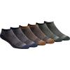 Dickies Dri-Tech - Calzini da uomo, con controllo dell'umidità e colore mélange, 6 paia, taglia scarpe: 39-42, Colorato mélange (6 paia), L