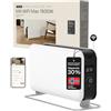 Mill WiFi Max Riscaldatore Elettrico Smart Portatile 1500W con Wi-Fi e App, Stufa per Bagno per 18-22 m², Radiatore Elettrico a Basso Consumo, Silenzioso, Temperatura Superficiale Ridotta