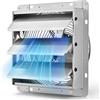 VEVOR Ventilatore Estrattore con Serranda 268 mm 812 CFM Alette Automatiche