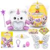 Rainbocorns Fairycorn Princess Serie 6 Orso - Peluche da collezione - Sorprese magiche principesse delle fate, peluche coccole, adesivi, (orso)