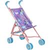 HTI Passeggino per Bambole Bluey Junior | Bambole Giocattolo con Passeggino | Passeggino Giocattolo per Bambini Bluey, Facile da Piegare, con Ombrello