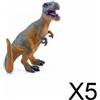 Set di 6 Statuette di Dinosauri, Modello di Animale Preistorico, Giocattolo