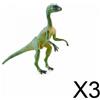 Set di 6 Miniature di Dinosauri, Giocattolo Educativo Realistico in PVC Solido