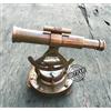 Strumento bussola vintage in ottone massiccio Theodolite Survey Alidade & Tel...