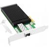 Vogzone Scheda di rete 25GbE per Mellanox MCX4111A-SFP28-X4, scheda di rete PCIe 3.0 x4 25 Gb Ethernet con chipset Mellanox ConnectX-4 Lx, supporto per scheda di rete singola SFP28 RDMA