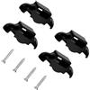 Generic Smarted Trainer Buffers Foot Pad Rockers Base Plate Stand Tennis Ball Feet Durante gli allenamenti Biciclette Ciclismo Buffer Foot Pad