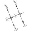 Generic Rig per pesca alla carpa, ad amo alto, per pescatori professionisti in laghi d'acqua dolce, connettori da pesca pesanti