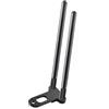 Generic Compatti Canna da Pesca Stabilizzatore Vento Lega di Alluminio Pesca Vento Guardia Strumento con Protezioni Vento e Antiscivolo Caratteristiche Rod Stabilizzatore