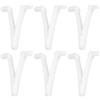 Generic Forza morsetto a farfalla per piscina Clip a V universale per pali da piscina Clip per piscine Accessori per la pulizia facile da usare ad alta resistenza farfalla V