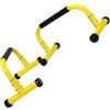 Generic 2 supporti da allenamento in acciaio robusto per una presa ampia e una base regolabile per dip station portatile