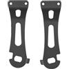 Generic Staffa di supporto per parafango per scooter elettrico in lega per condizioni di pioggia e Miry, 127 x 40 mm, staffa di montaggio per scooter elettrico