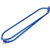 Generic Telaio rotondo/triangolare Retino da pesca Guadino in lega di alluminio Landing Dip Net Accessorio da pesca Telaio di ricambio Pieghevole Rotondo/Triangolare Sostituzione pieghevole in lega di