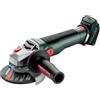 Metabo Smerigliatrice angolare a batteria WB 18 LT BL 11-125 Quick con freno, dado a sgancio rapido, batteria rotante; cartone