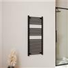 Parama Termoarredo idraulico 1200x450 nero opaco interasse 400 | Polaris