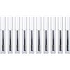 Agatige Tubo per mascara vuoto, 10 pezzi da 3 ml con inserti in gomma Flacone per siero per ciglia trasparente per il trucco degli occhi