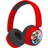 OTL Technologies Super Mario Mario Kart Auricolare Con cavo e senza cavo A Padiglione Giocare Bluetooth Rosso