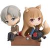 Good Smile Company Spice and Wolf: Il mercante incontra il saggio lupo Mini Memory Mini Figura di Lawrence e Holo, 8 cm