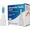 SELLA Srl Glicerolo Sella Adulti 6 Contenitori Monodose 6,75g Soluzione Rettale Camomilla/Malva - Soluzione rettale per la stitichezza