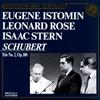 Masterworks Trio Per Pf. Op.100/Istomin